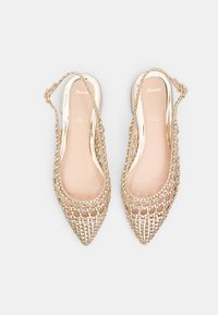 Bata Sarokpántos balerina cipők - oro