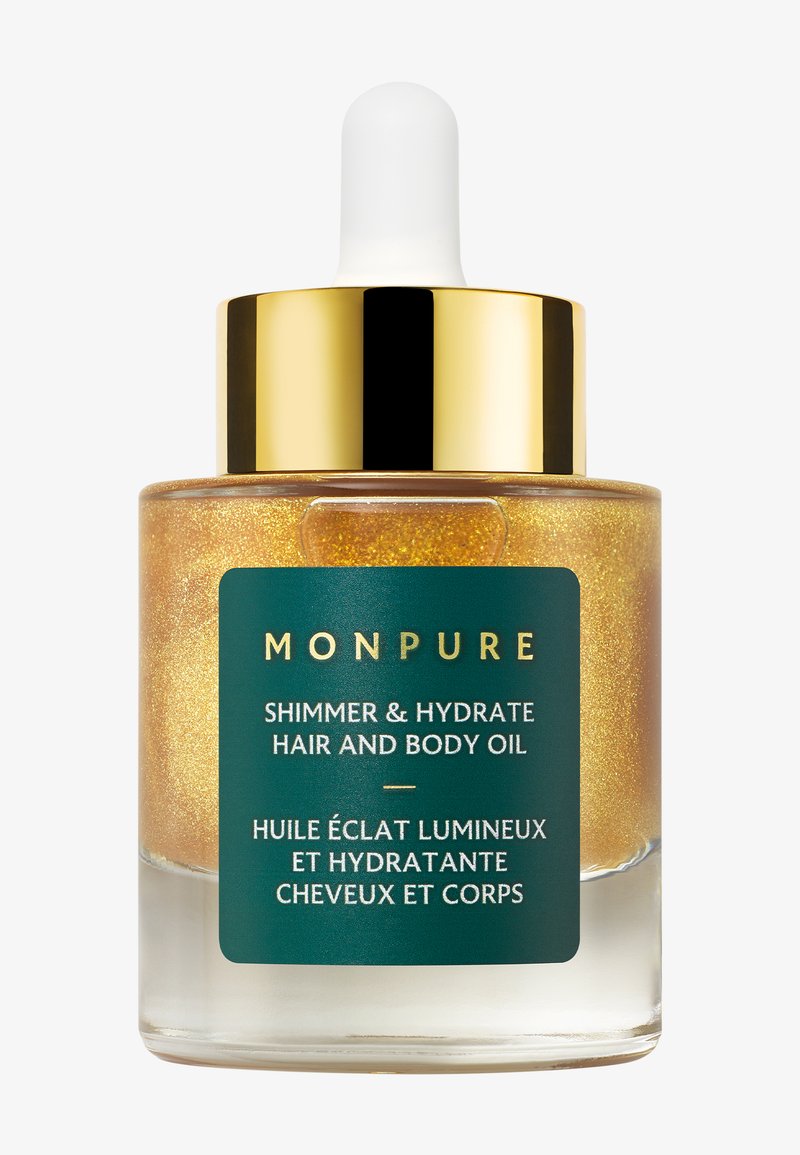 MONPURE - SHIMMER & HYDRATE HAIR AND BODY OIL - Kroppsolja och skimmer, Förstora