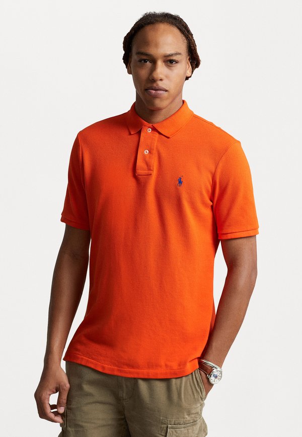 THE ICONIC MESH POLO SHIRT - Polo shirt - sailing orange