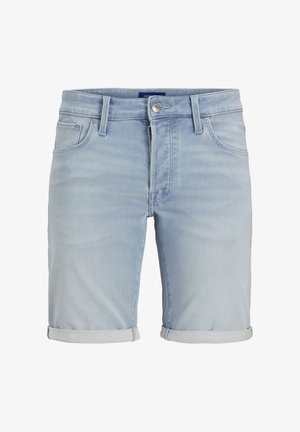 Jack & Jones, JJIRICK JJICON DENIM SHORTS - Farmer rövidnadrágok - blau