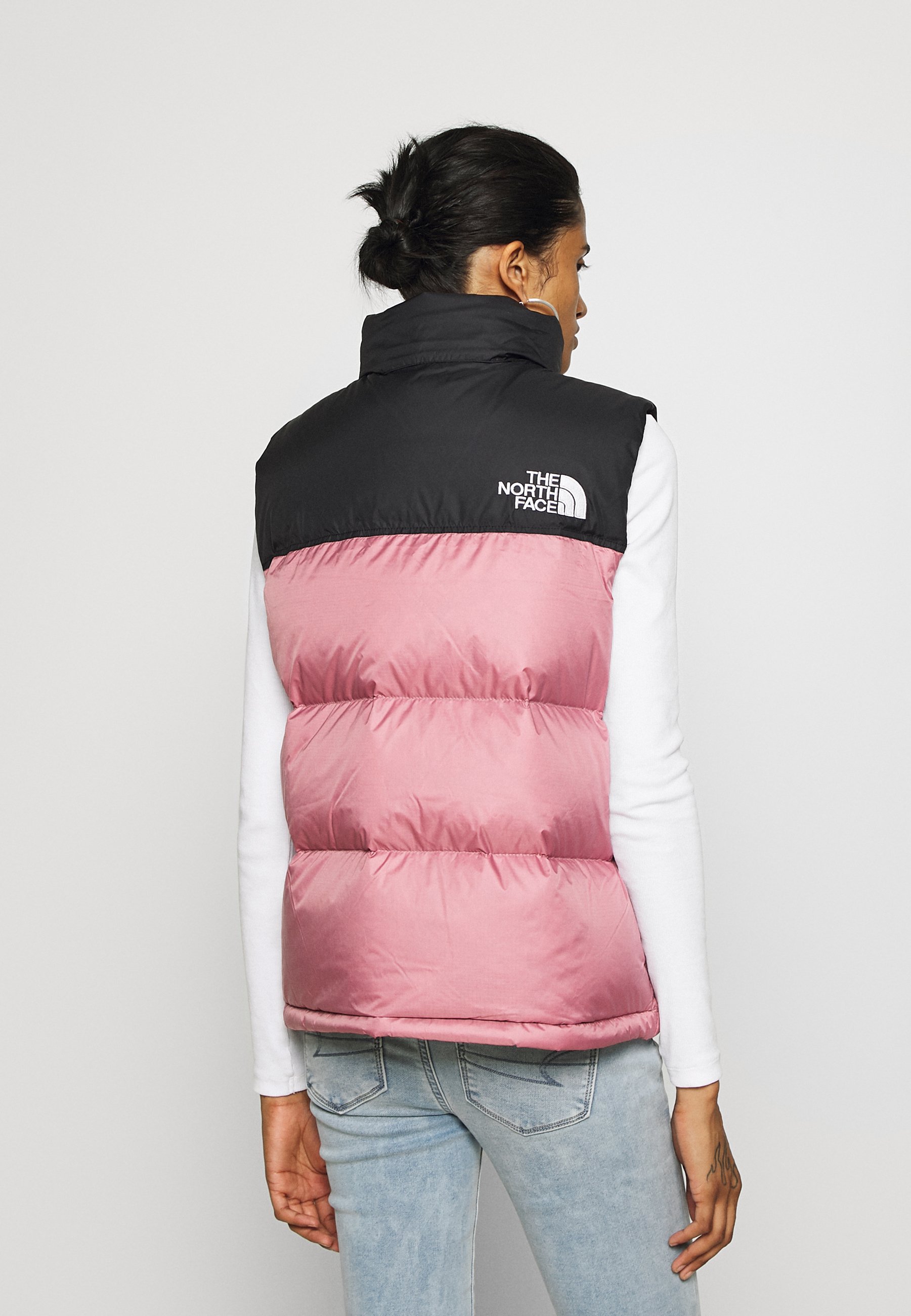 doudoune rose sans manche