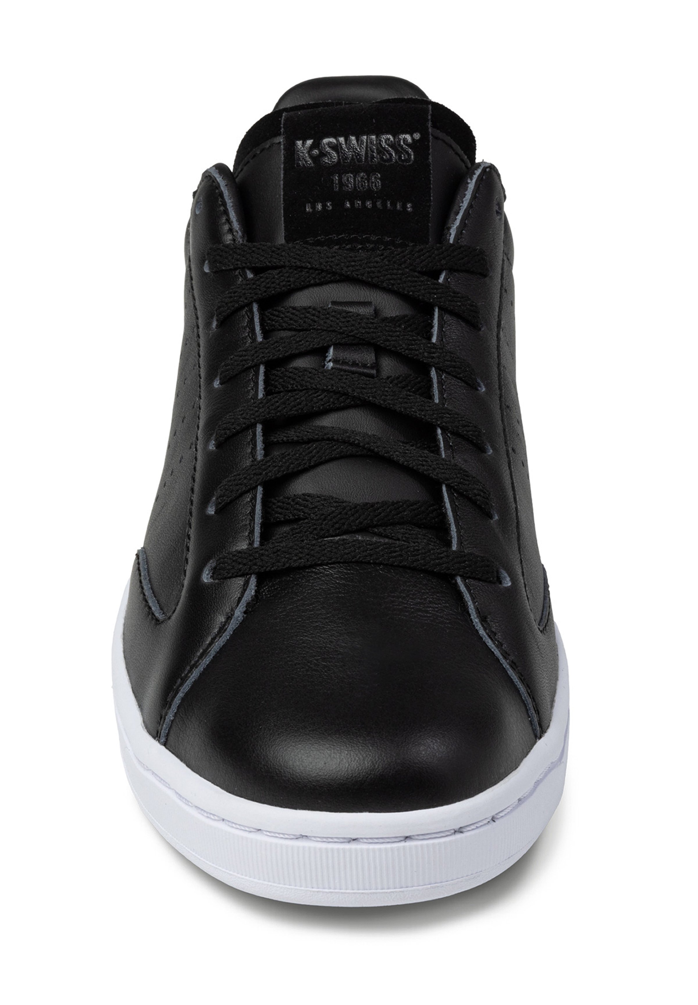 k swiss black leather trainers