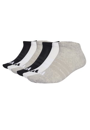 UNISEX THIN LIGHT ESSENTIALS LOW CUT 6 PAIR PACK  - Füßlinge - white black grey