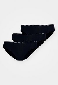 BASIC BRIEF 3 PACK - Slip - jet black