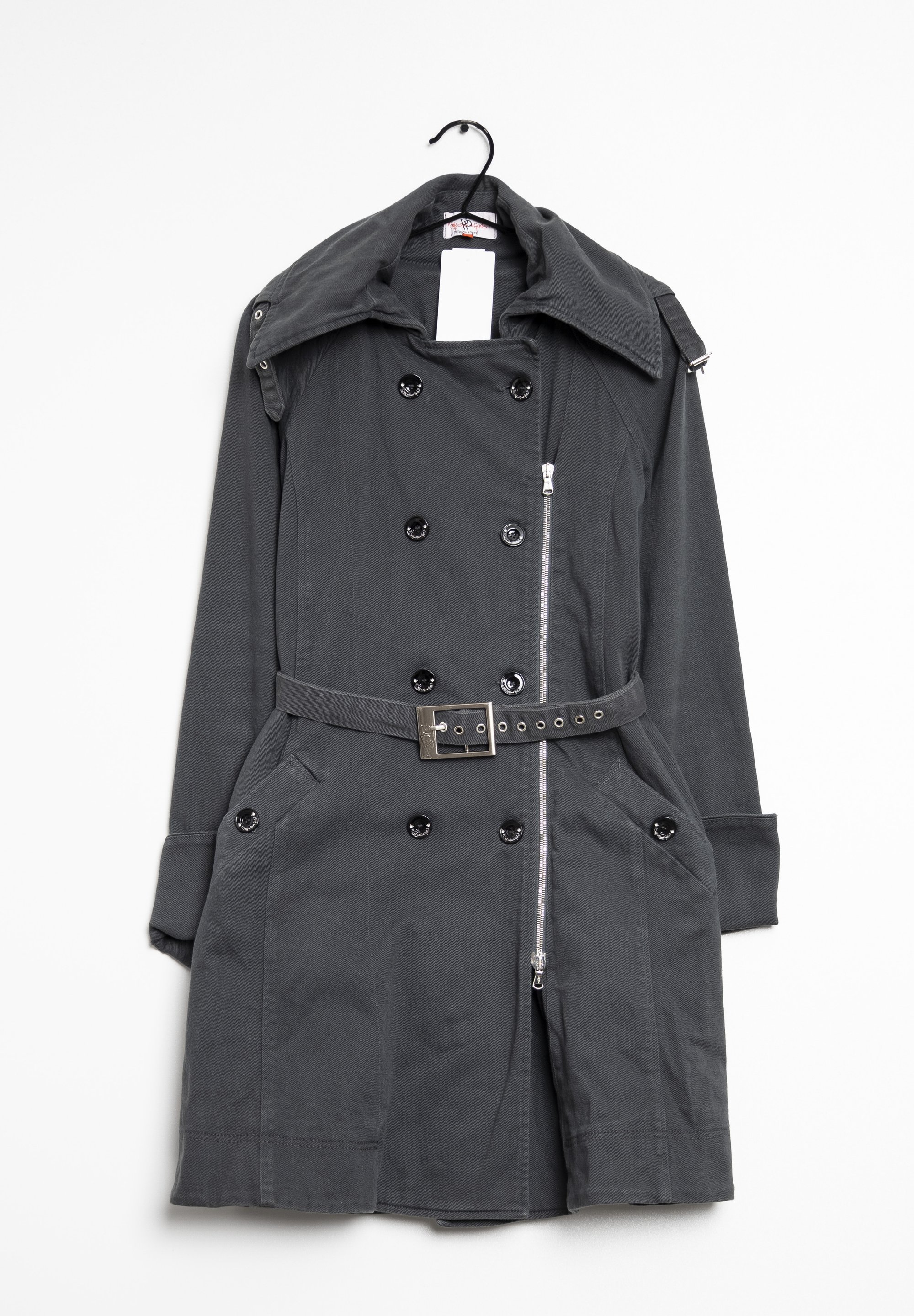 Patrizia Pepe Trenchcoat grey (Pre-owned) Zalando