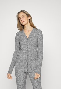 Athleta REVOLVE CARDIGAN - Camisola com fecho - grey heather