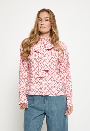 SELVINE - Blúzka so zapínaním na gombíky - prism pink print