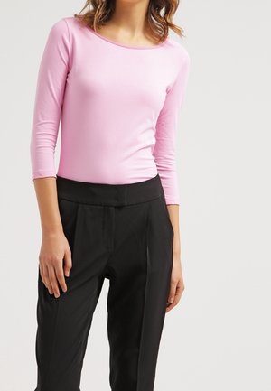 Langarmshirt - mottled light pink