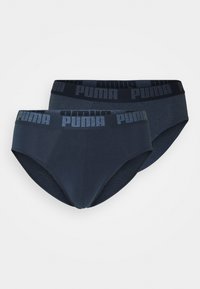 Puma BASIC BRIEF 2 PACK - Slip - black/schwarz 