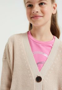 WE Fashion Chaqueta de punto - beige