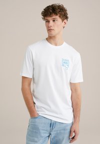 Marškinėliai su spaudiniu - white