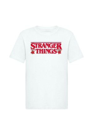 STRANGER THINGS - CHRISTMAS TEE 2.0 - T-shirt imprimé - white