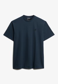 Superdry & Co BLANK - T-shirt basic - blueberry navy