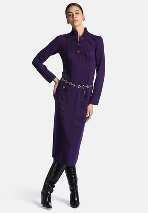 Luisa Spagnoli, MIRZIANA - Vestido de punto - melanzana