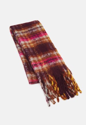Scarf - brown/pink