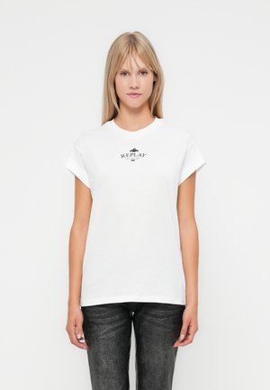 Apdrukāts T-krekls - white