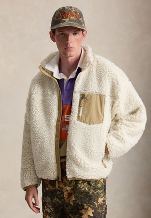 Polo Ralph Lauren, RELAXED FIT PILE FLEECE JACKET - Veste mi-saison - clubhouse cream