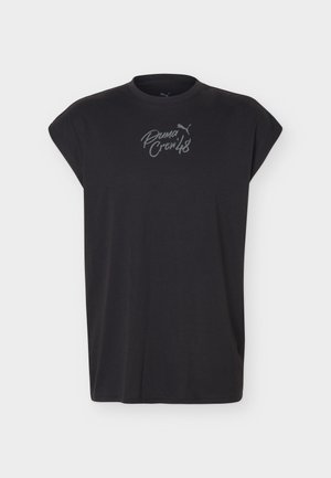 Puma, CREW CUTOFF TANK - Sports T-shirts - black