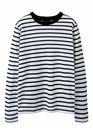 Tops ar garām piedurknēm - black