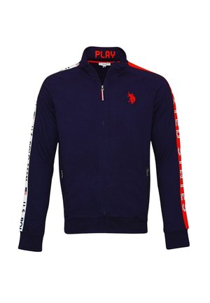 Felpa con zip - dark blue