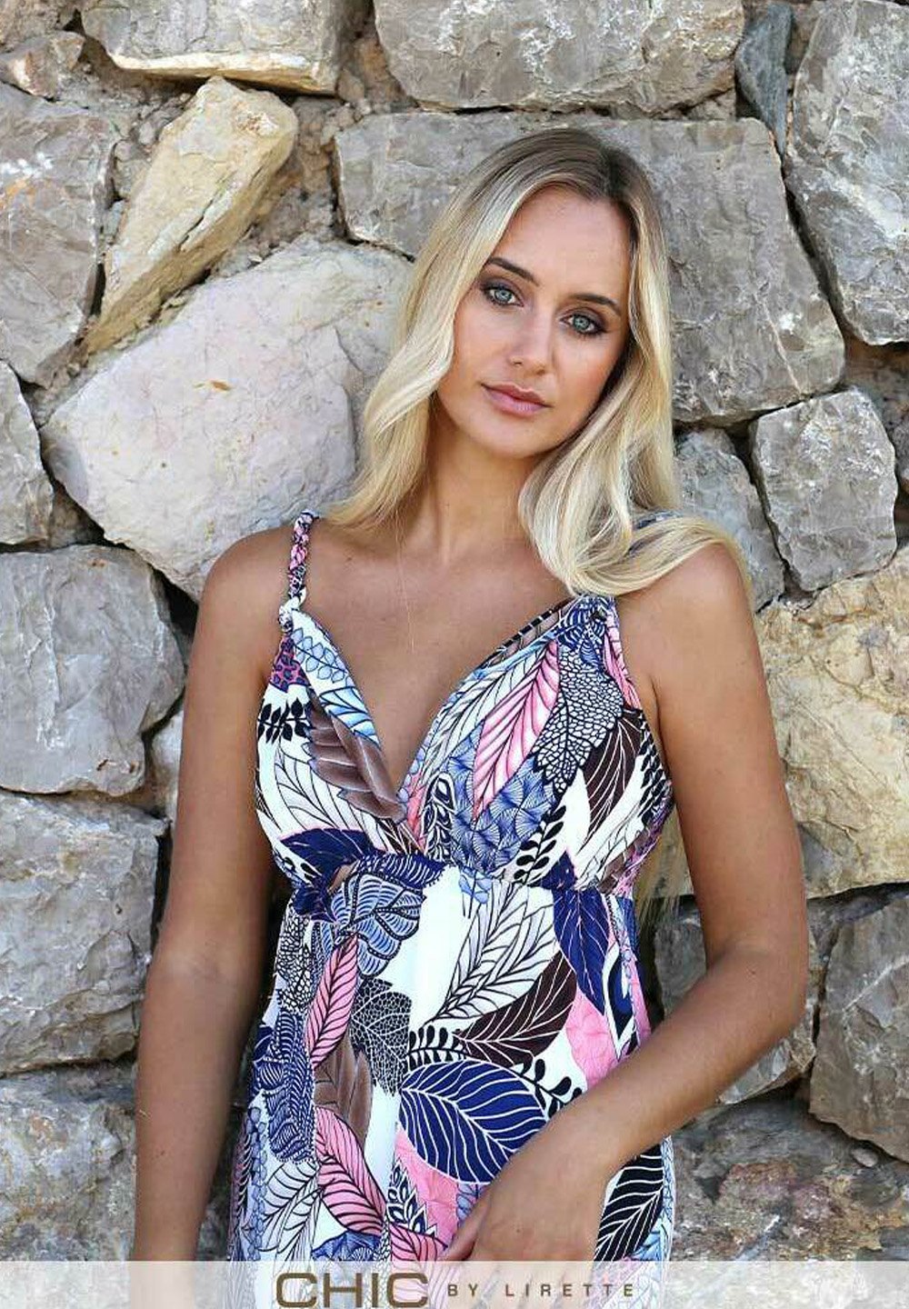 robe multicolore chic