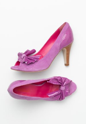 Killah Peeptoe hoge hakken - purple