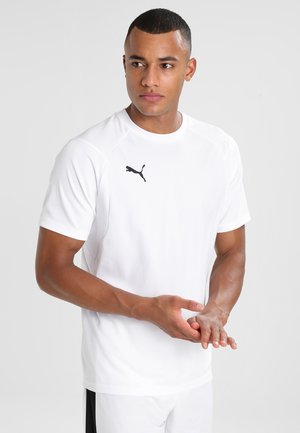 LIGA - Koszulka sportowa - white/black