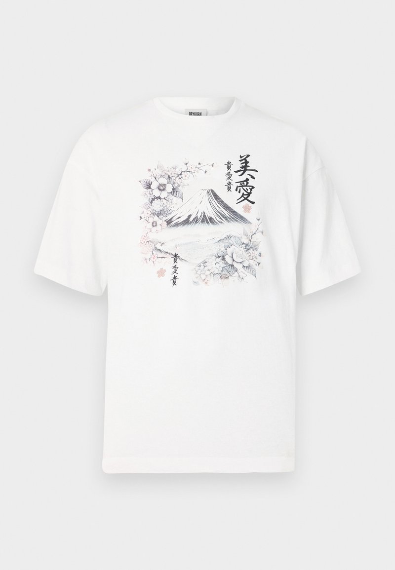 drykorn T-shirt print crème