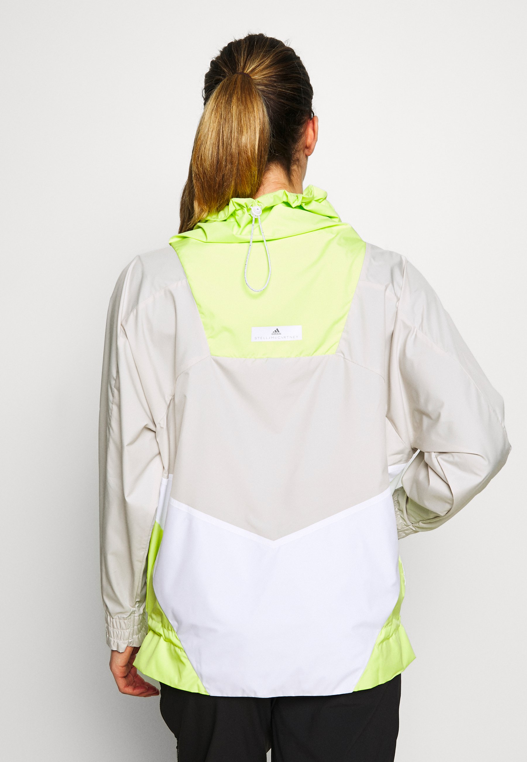adidas neon windbreaker