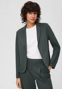 s.Oliver MIT RÜCKENSCHLITZ - Blazer - olivgrün