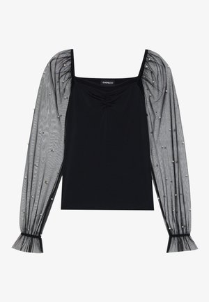 Even&Odd Topper langermet - black