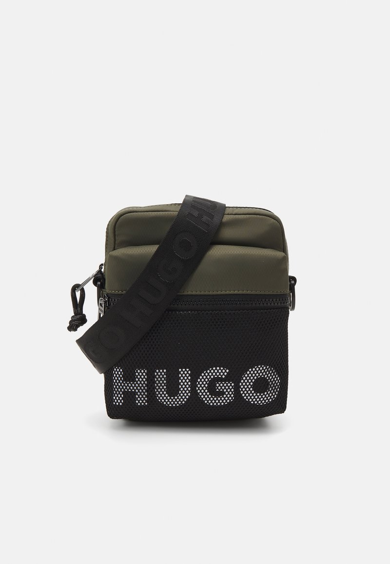 HUGO HANS ZIP - Cross body bag - taupe - Zalando
