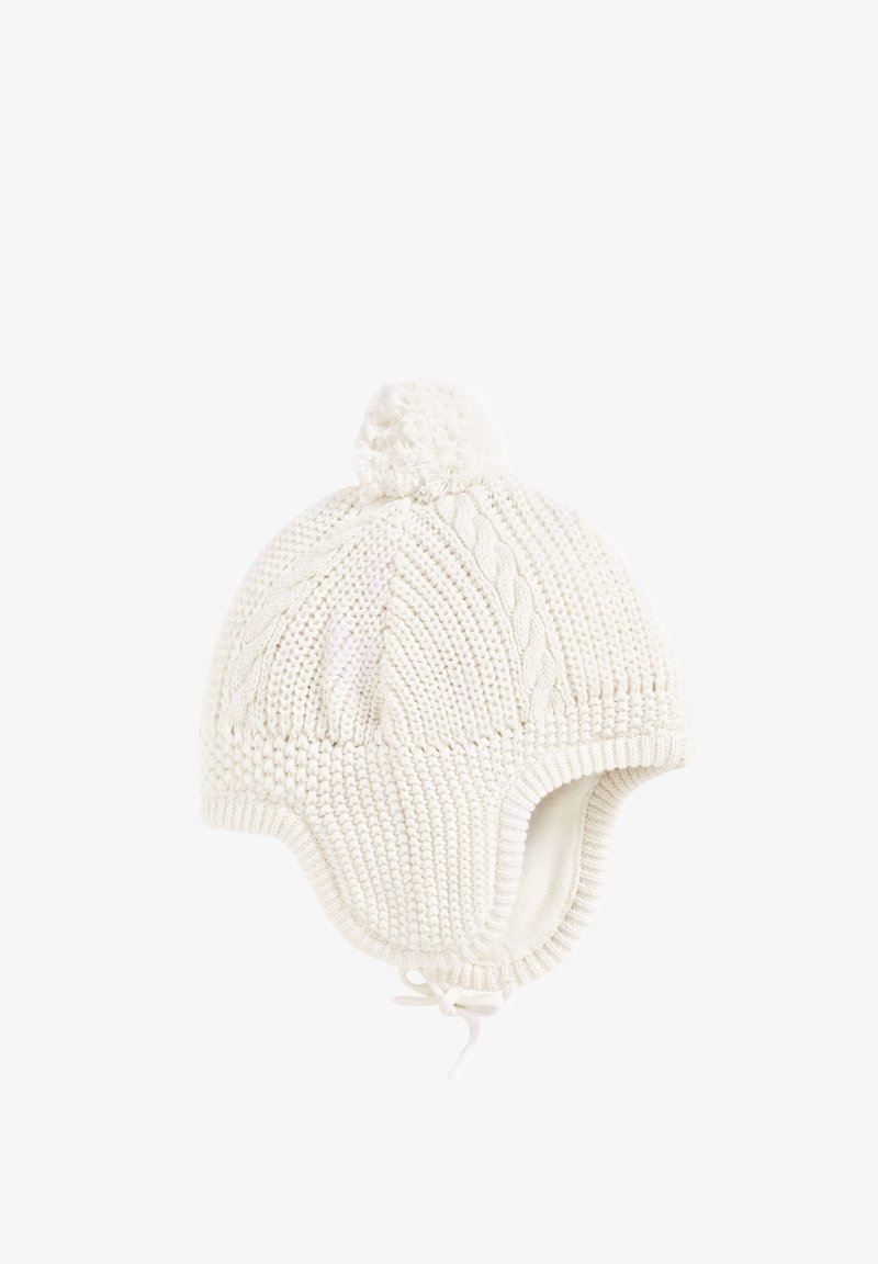 JoJo Maman Bébé COSY CABLE  - Mütze - cream