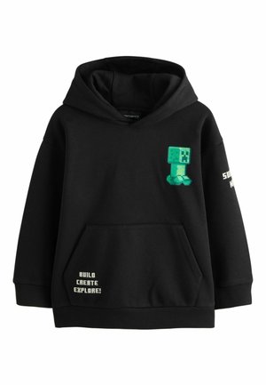 Jersey con capucha - black