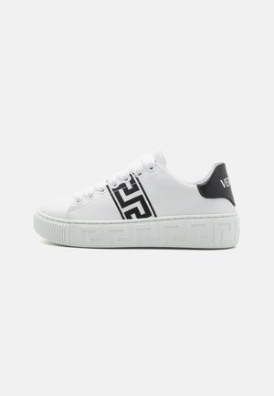 Versace LA GRECA UNISEX - Sneakers laag - bianco/nero