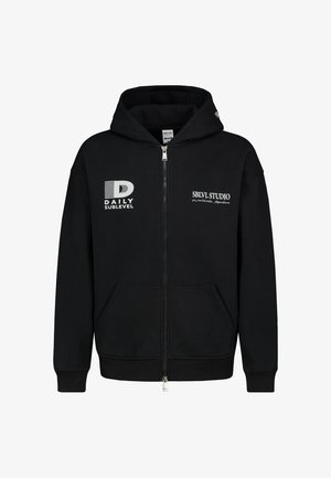 Sublevel, SUBLEVEL SWEATJACKE MIT BACKPRINT - Sweater met rits - black