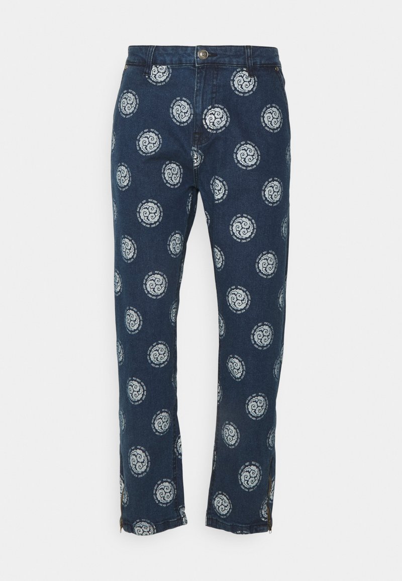 Night Addict Relaxed fit jeans donkerblauw denim