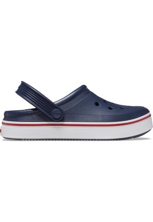 Crocs OFF COURT - Bade-Zehentrenner - navy   pepper