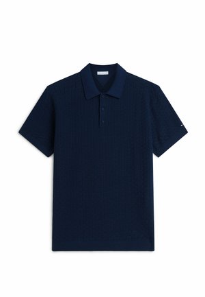 Tommy Hilfiger, GMD STRUCTURE SS POLO - GARMENT DYED - Polo - carbon navy