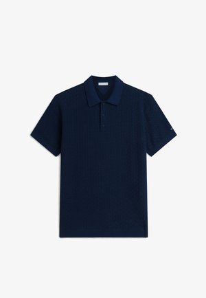 Tommy Hilfiger, GMD STRUCTURE SS POLO - GARMENT DYED - Polo - carbon navy