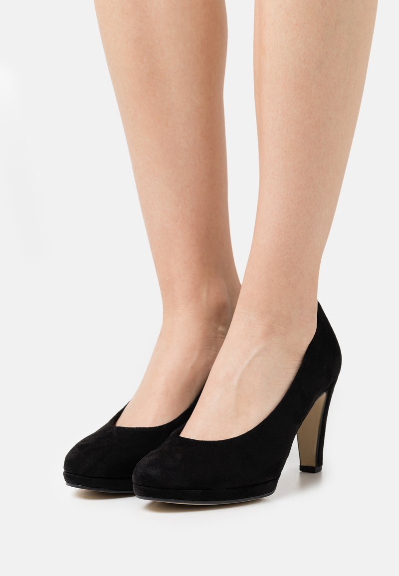 gabor black heels