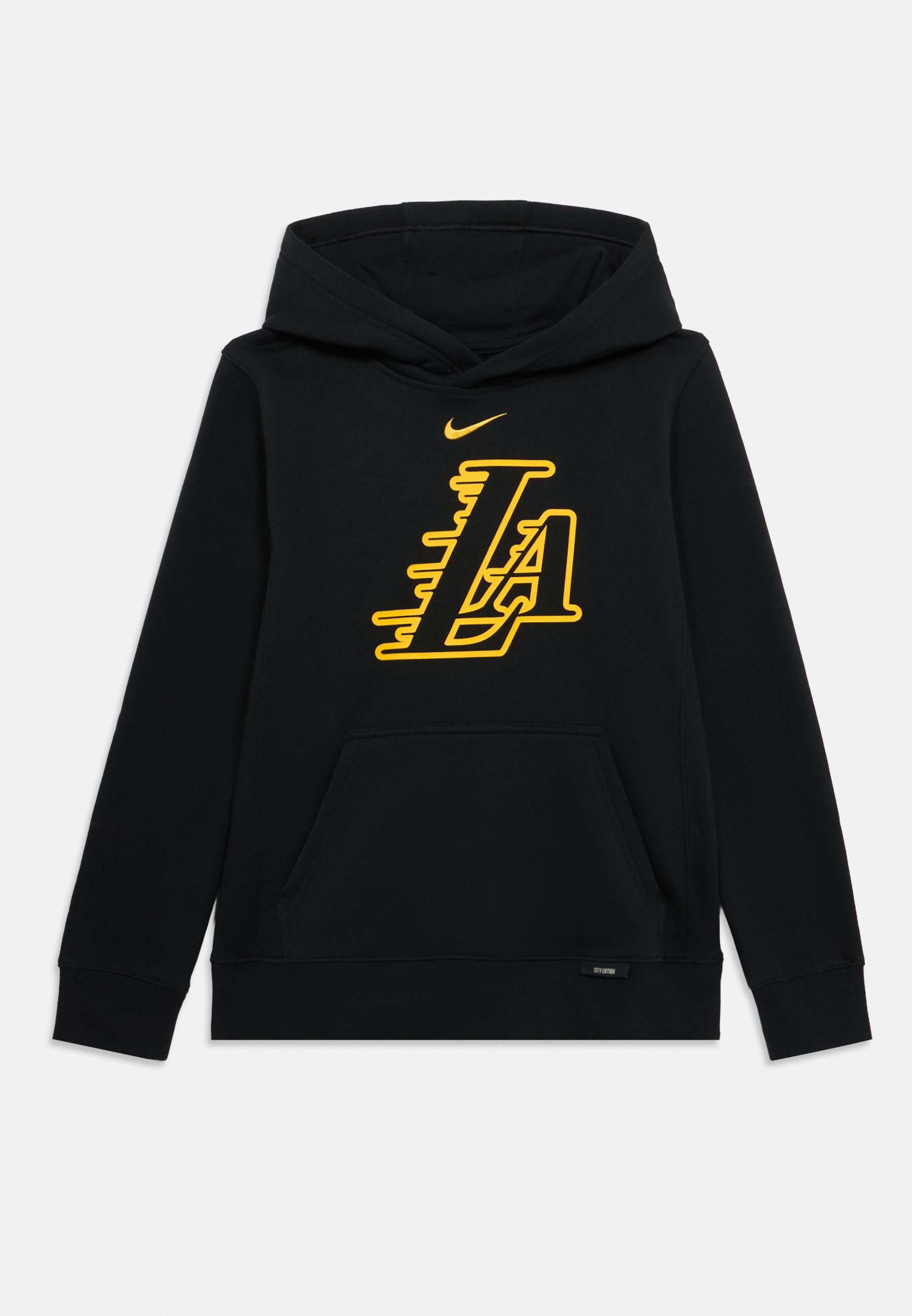 lakers black hoodie nike