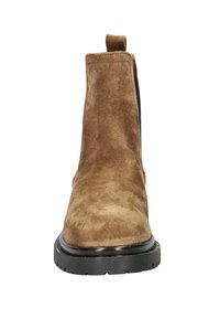 Nelson Enkellaarsjes met plateauzool - bruin