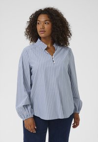 Kaffe Curve MELINA - Blusa - windward blue melange stripe