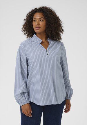 Kaffe Curve MELINA - Camicetta - windward blue melange stripe