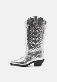 DOLLY - Botas camperas - metallic silver