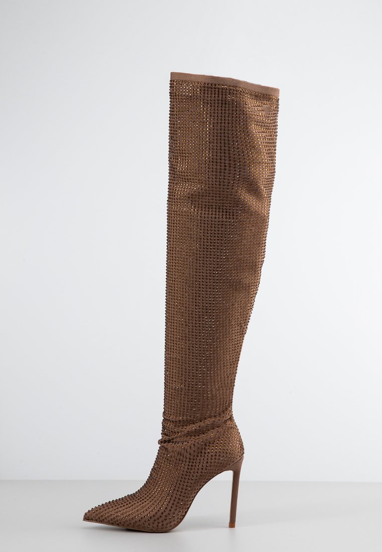 ALDO Overknee laarzen koper ALDO Overknee laarzen koper