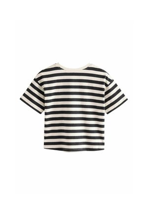 Next Potiskana majica - black white stripe