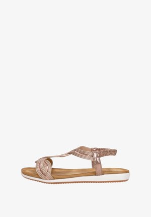 SUB55, SANDALEN PLAT - Sandales - champagne