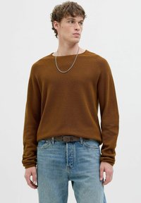 Jack & Jones JJEHILL CREW NECK  - Trui - monks robe
